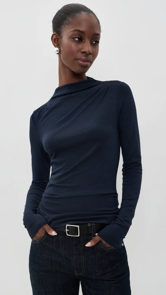 Marled Jersey Mimi Top
