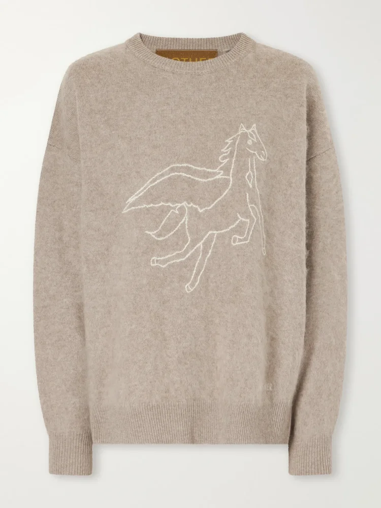 The Biggie cashmere and wool-blend sweater