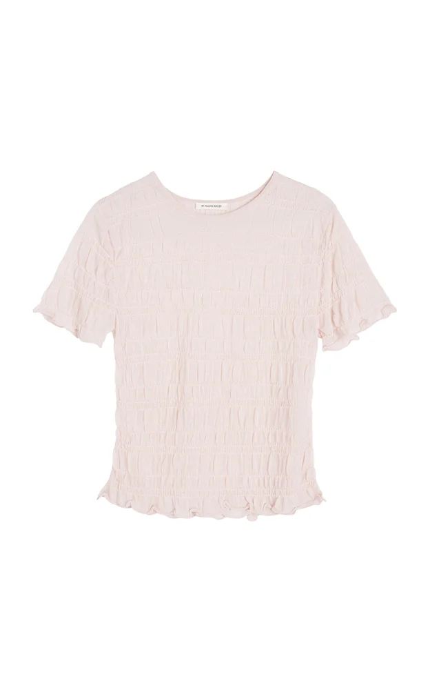 Ella Smocked Knit Top