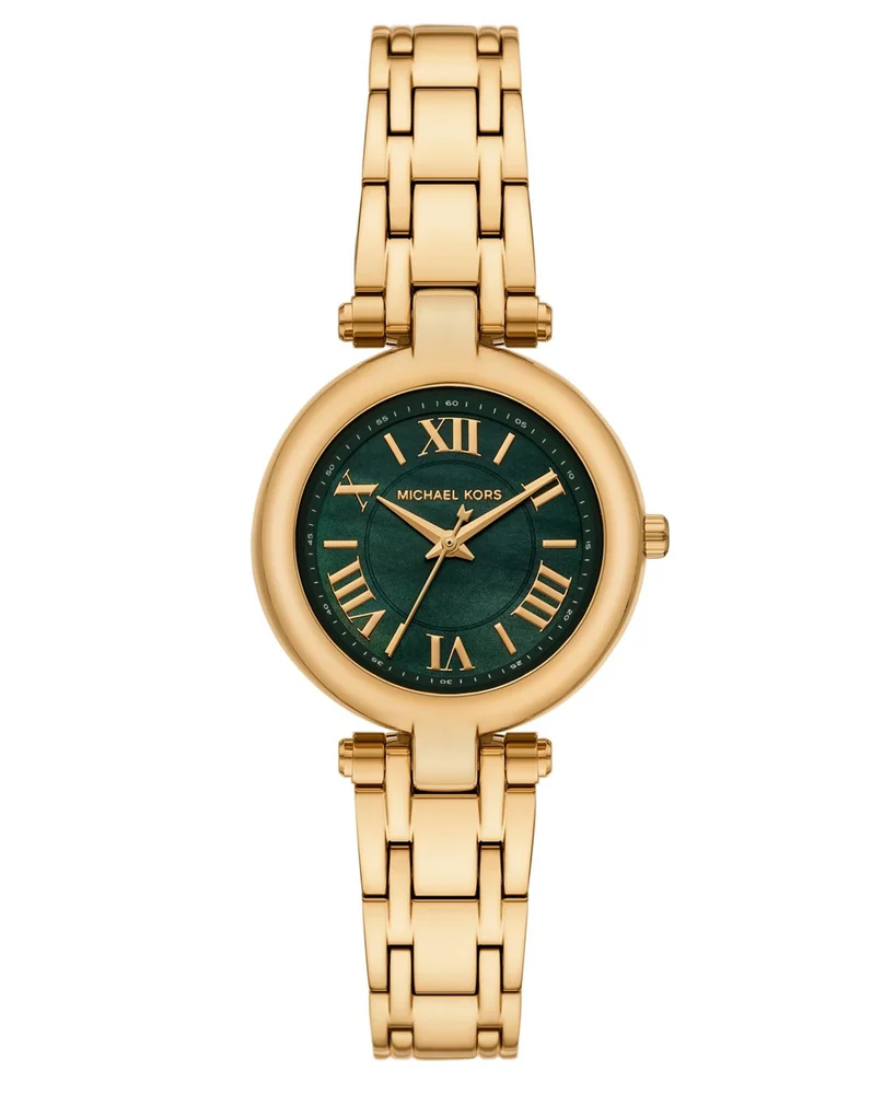 Laney Three-Hand Gold-Tone Watch, 30mm