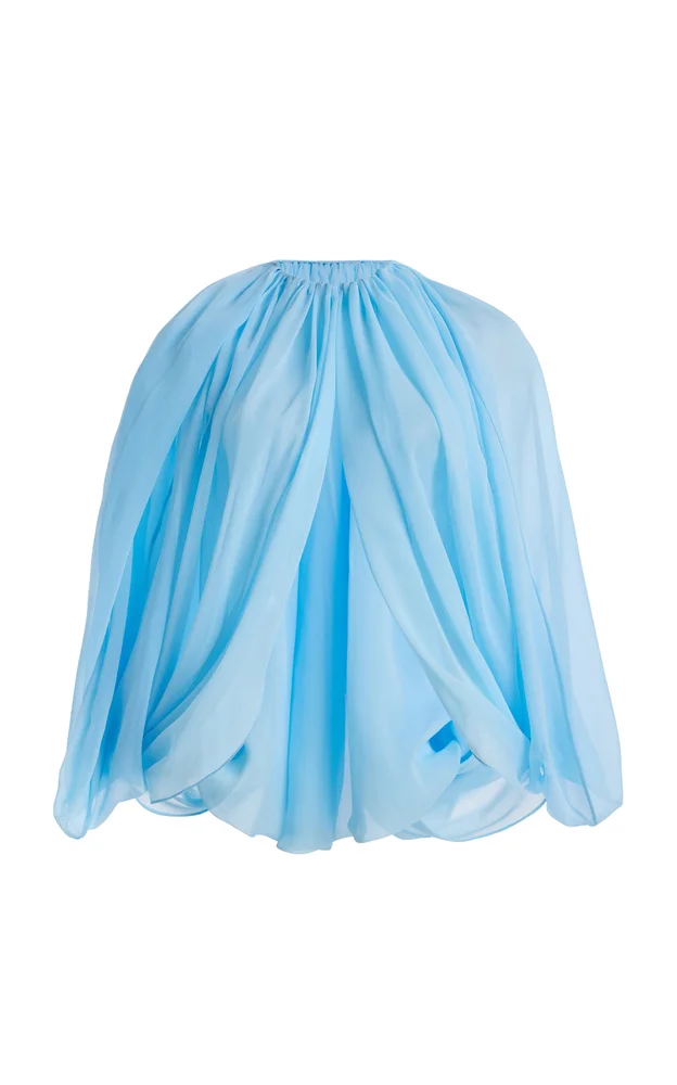 Silk Chiffon Evening Cape