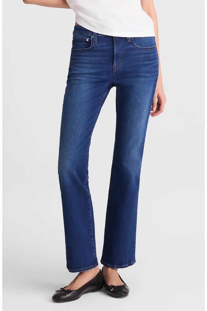 The Stretch Flare Crop Jeans