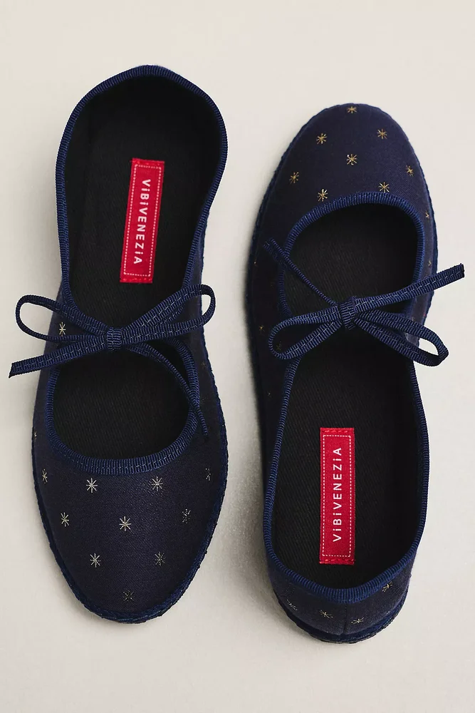 Brigitte Bow-Tie Mary Jane Flats