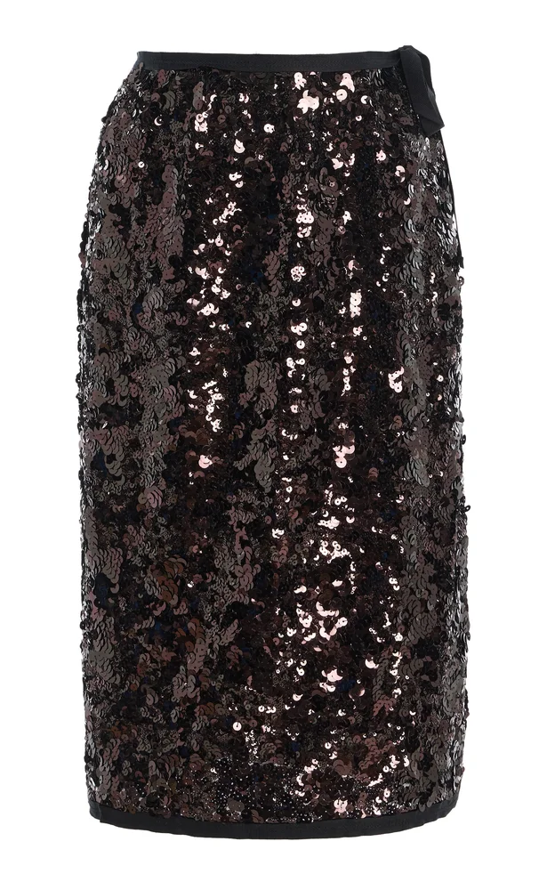 Sequined Midi Skirt