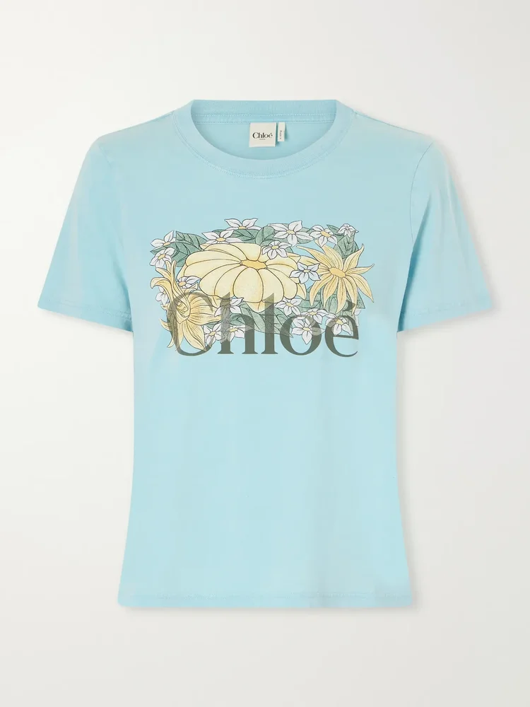 printed cotton jersey t shirt