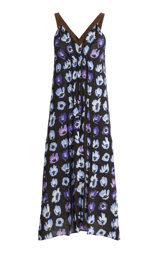 Floral Marocaine Midi Dress