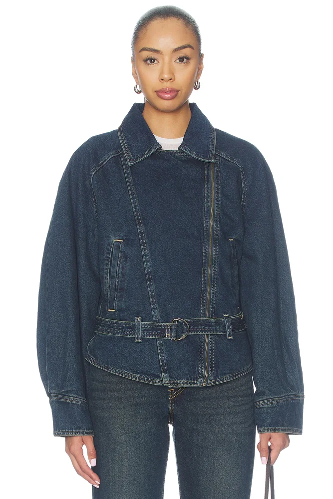 80s Denim Bomber