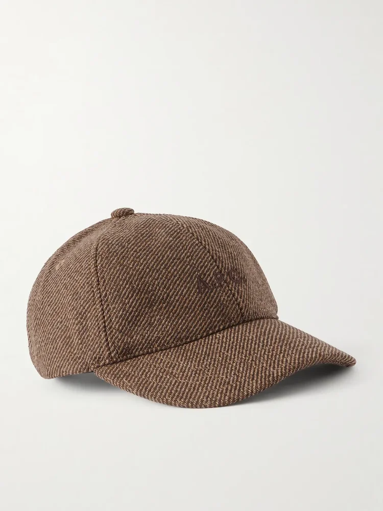 Charlie Wool-Blend Drill Baseball Cap