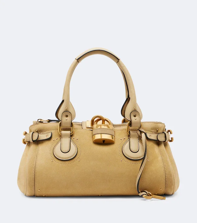 Paddington suede shoulder bag