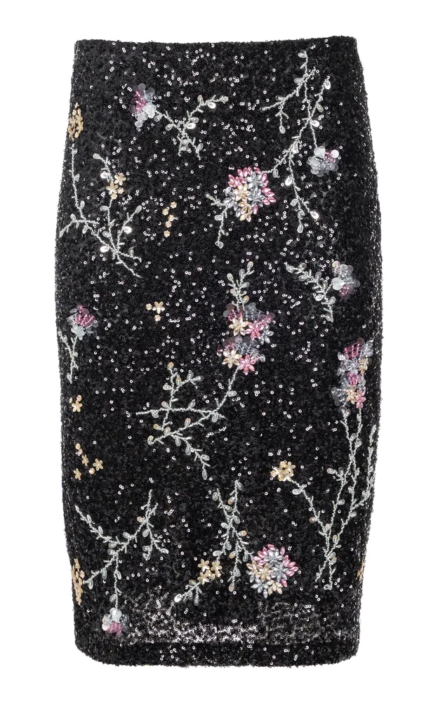 Embellished Midi Skirt