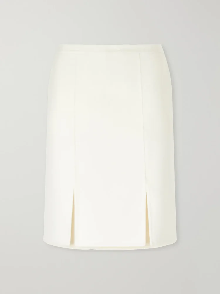 Judy wool and cashmere-blend midi skirt