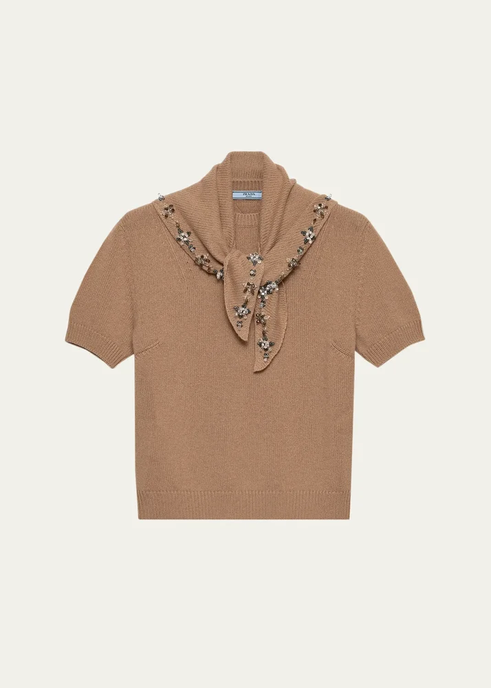 Embellished Cashmere Sweater