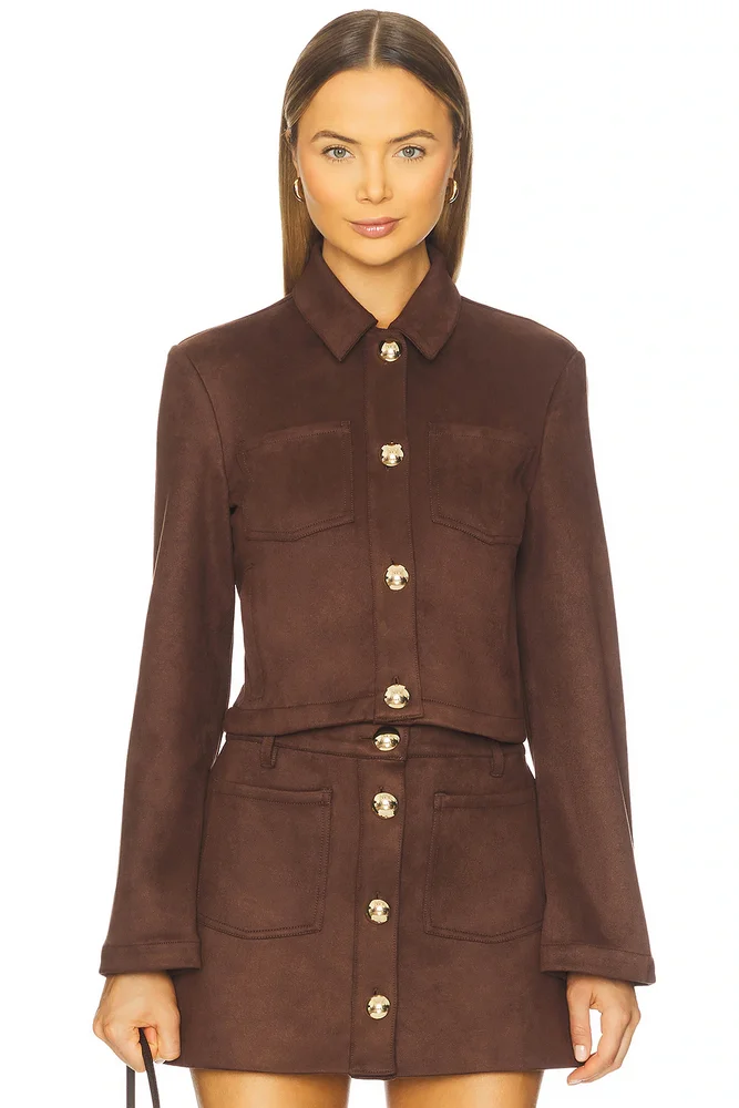 Lorenzo Faux Suede Shirt