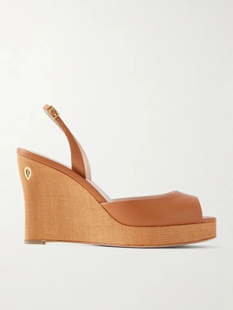 Nino 105 Leather Wedge Sandals