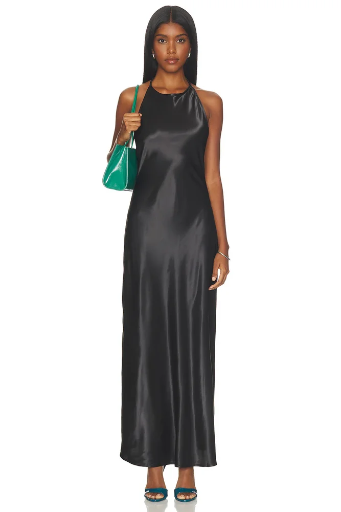 Backless Halter Dress