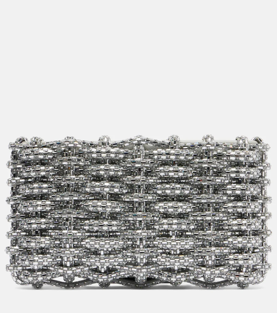 Morgan embellished clutch