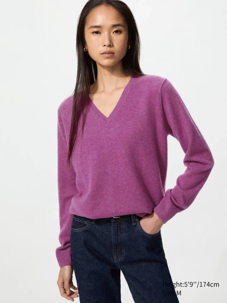 Cashmere V-Neck Sweater