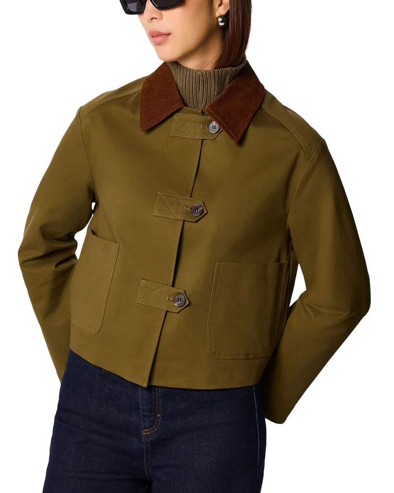 Corduroy Collar Jacket