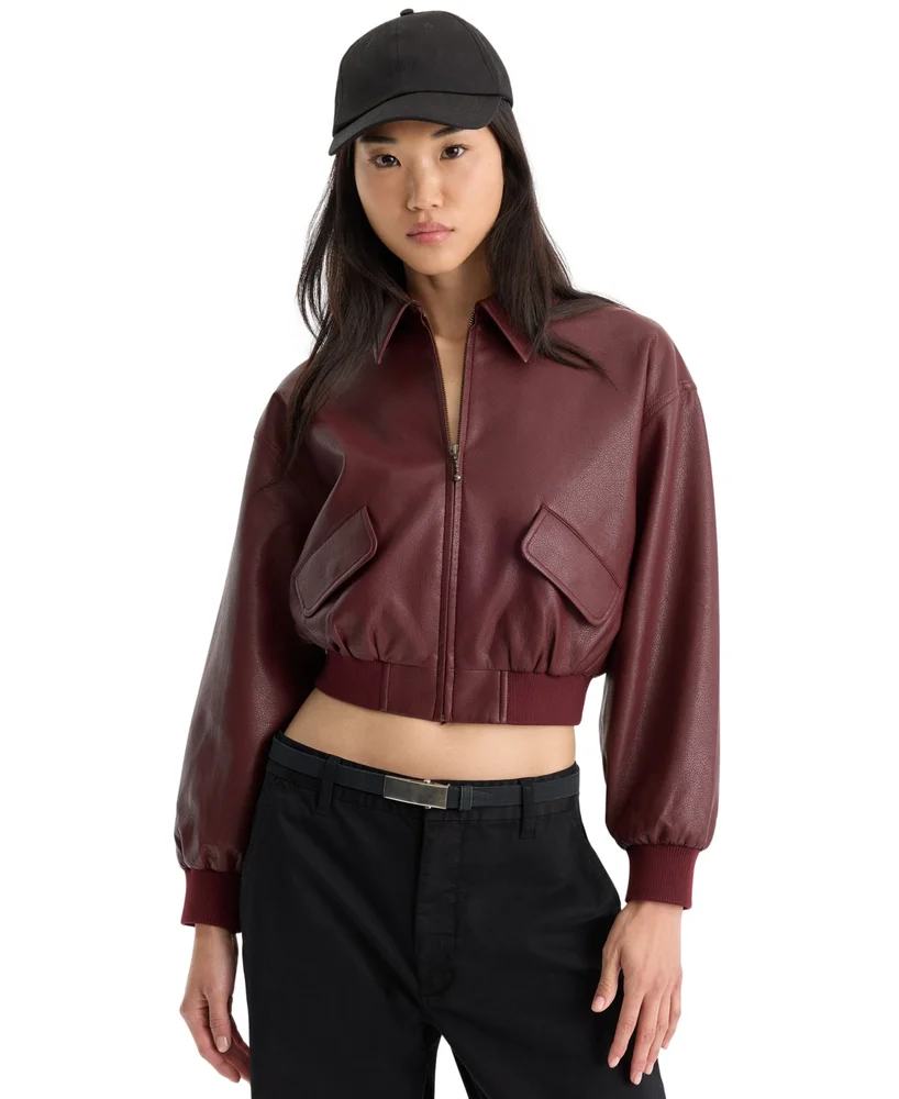Leather Bomber