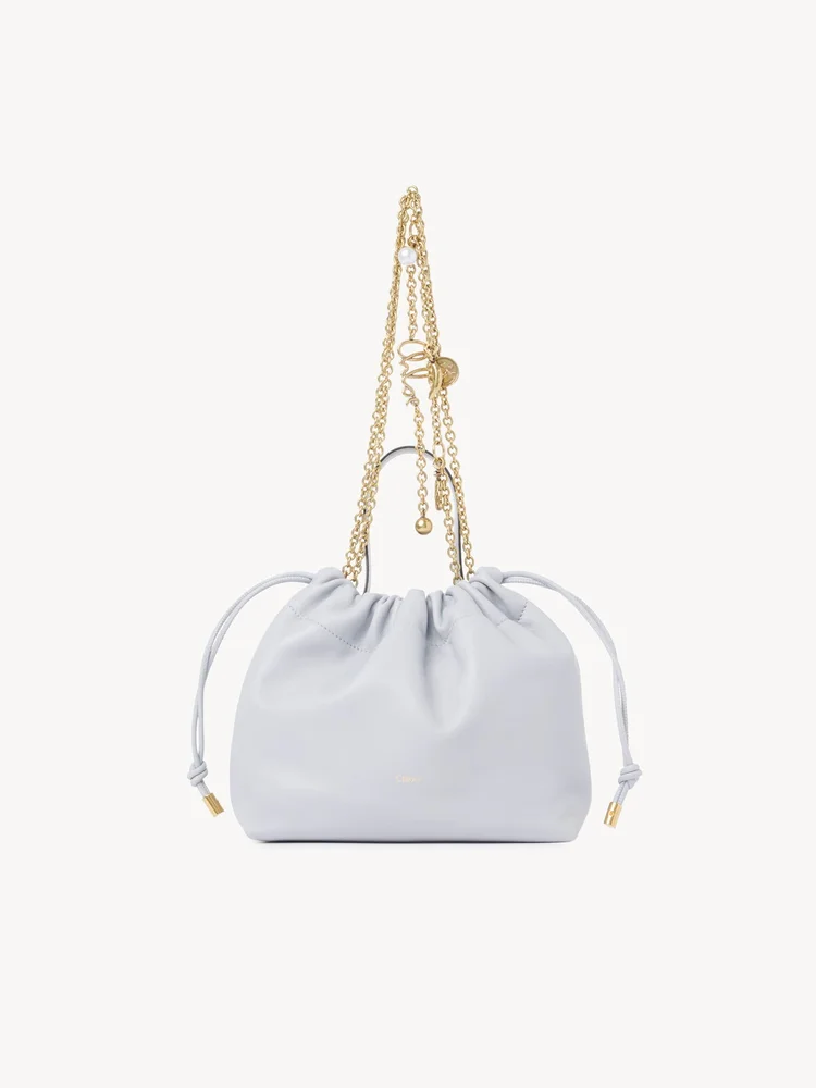 Small Chloé Icons shoulder bag with chain in soft leather