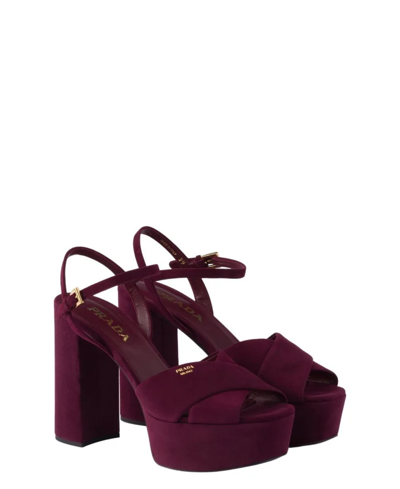 Women's Suede Platform Sandals