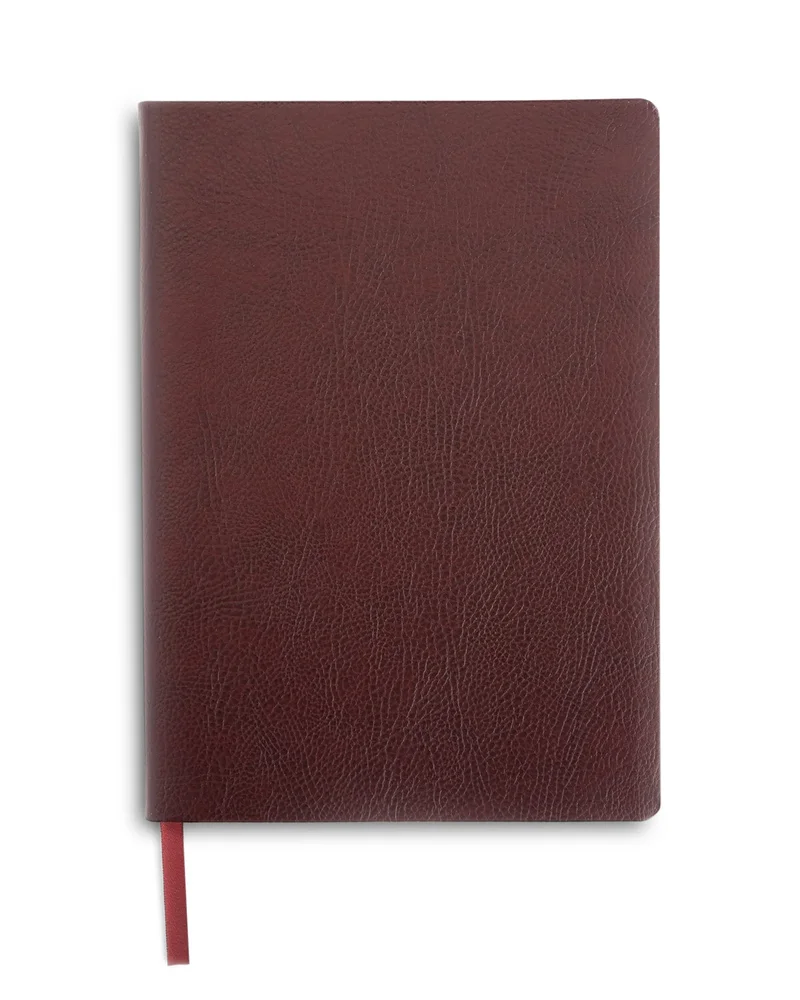 Pebbled Leather Lined Journal