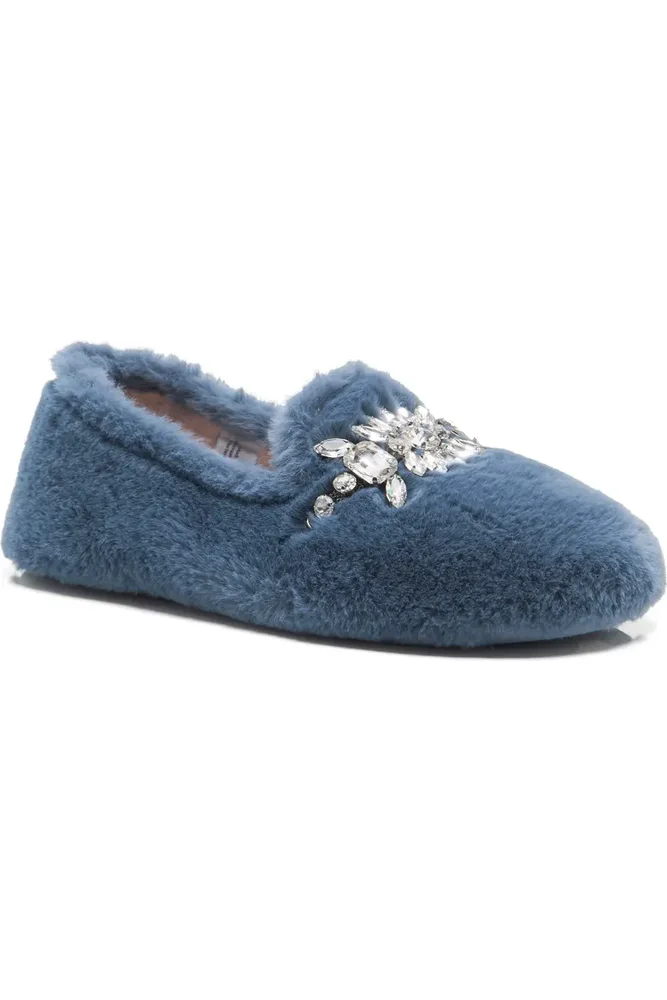 Slumber Party Faux Fur Loafer Slipper