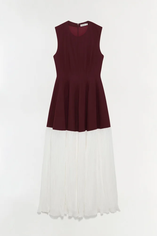 Raleigh Pleated Midi Dress