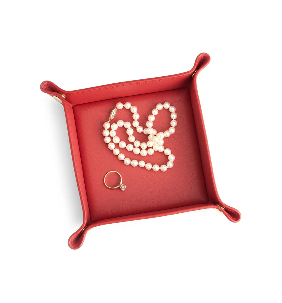 Travel Leather Catchall Valet Tray
