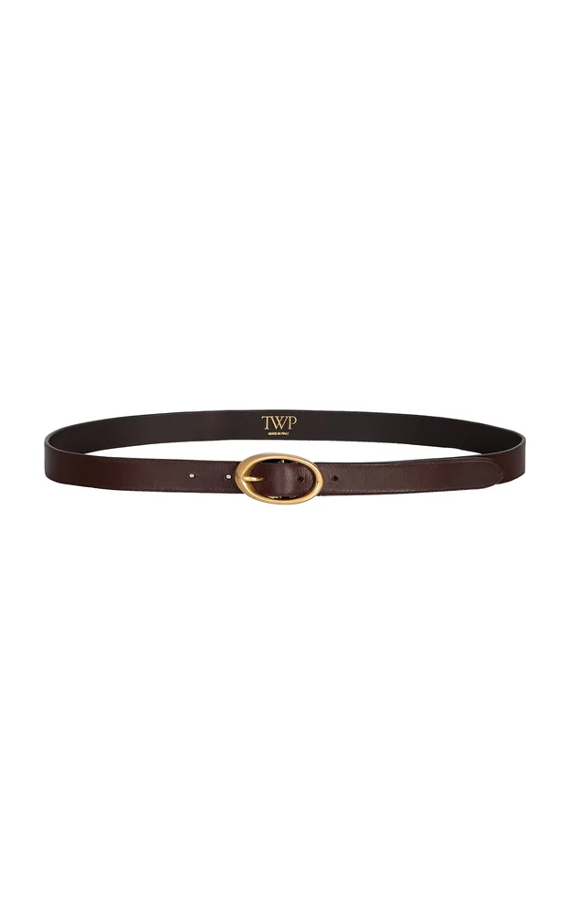 Narrow Leather Belt