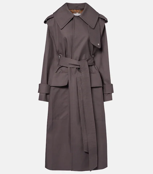 Philippa cotton trench coat