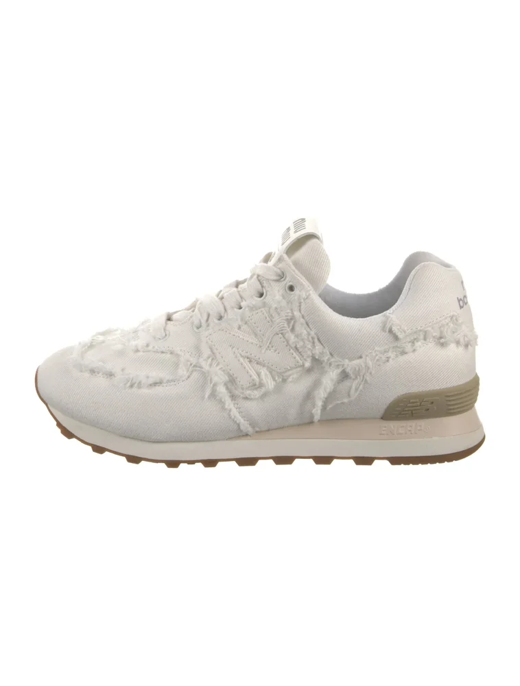 Pre-Owned Denim Marmorizzato 574 Sneakers