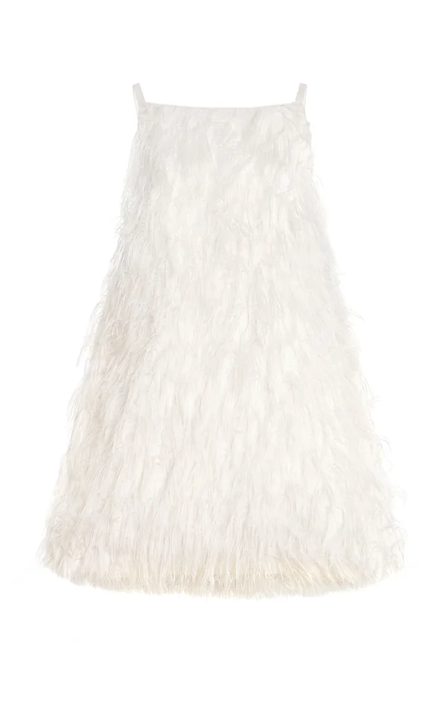Kalla Fringe Jacquard Mini Dress