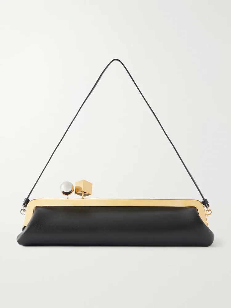 La Pochette Salon leather shoulder bag