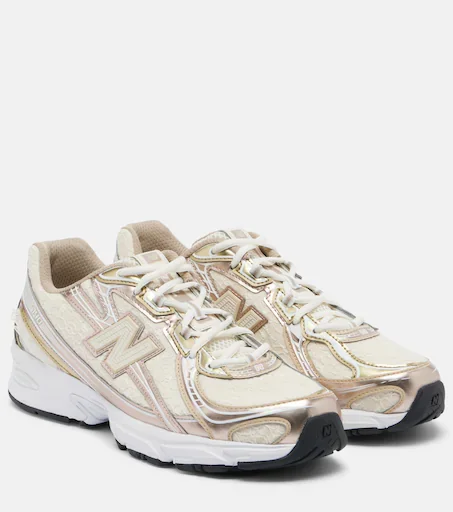 740 lace-trimmed sneakers