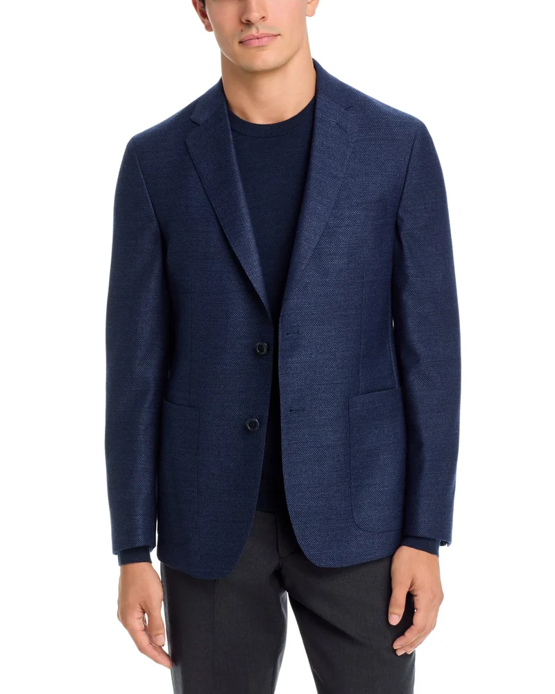Textured Weave Unstructured Regular Fit Sport Coat - Exclusive
