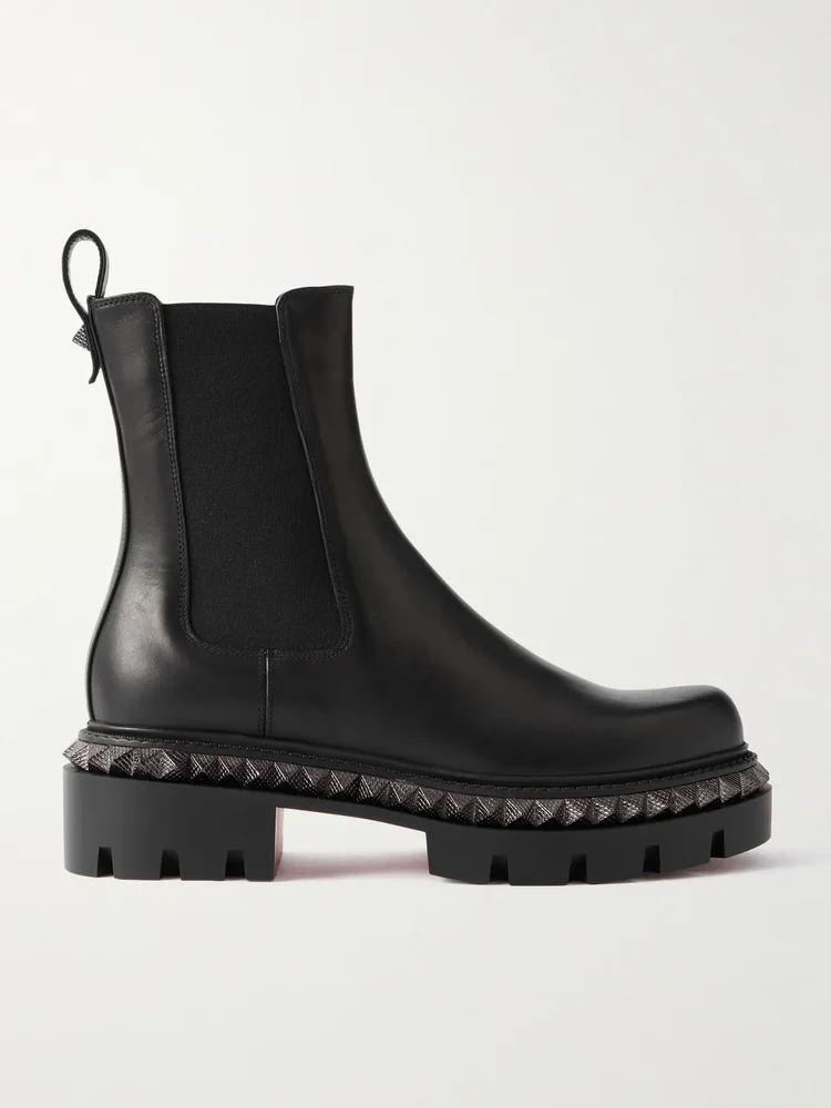 St Emilia Pyraclou studded leather Chelsea boots