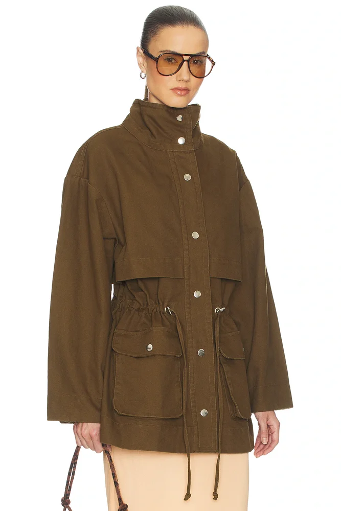 Garment Washed Utility Jacket