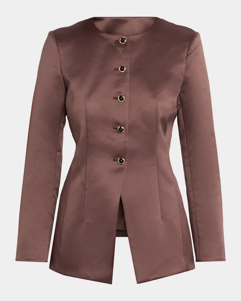Heather Satin Blazer