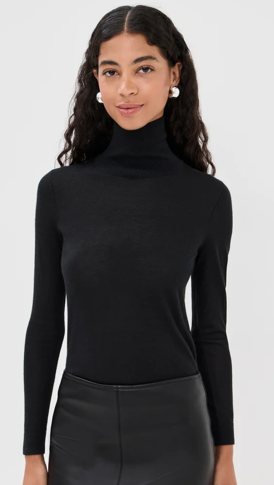 Long Sleeve Cashmere Turtleneck