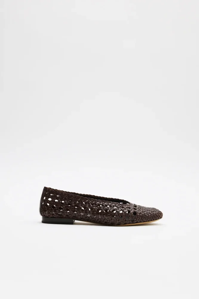 Marlia Leather Pumps - Brown