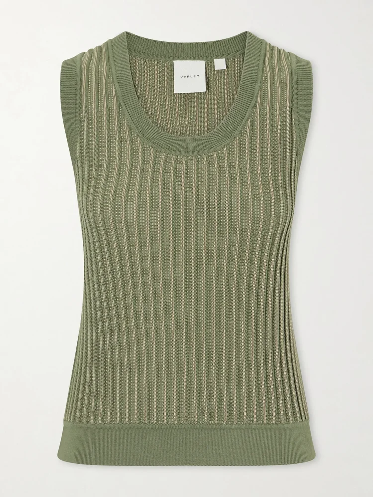Aldcroft ribbed-knit cotton tank top