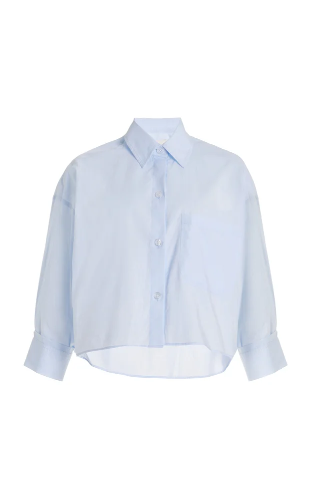Soon To Be Ex Cropped Cotton Shirt