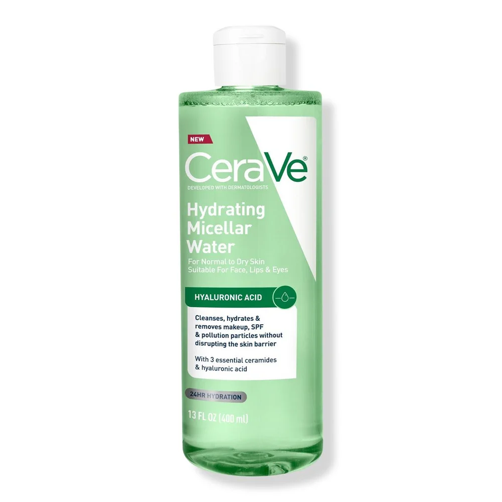 Hydrating Micellar Water & Makeup Remover for Face, Lips & Eyes