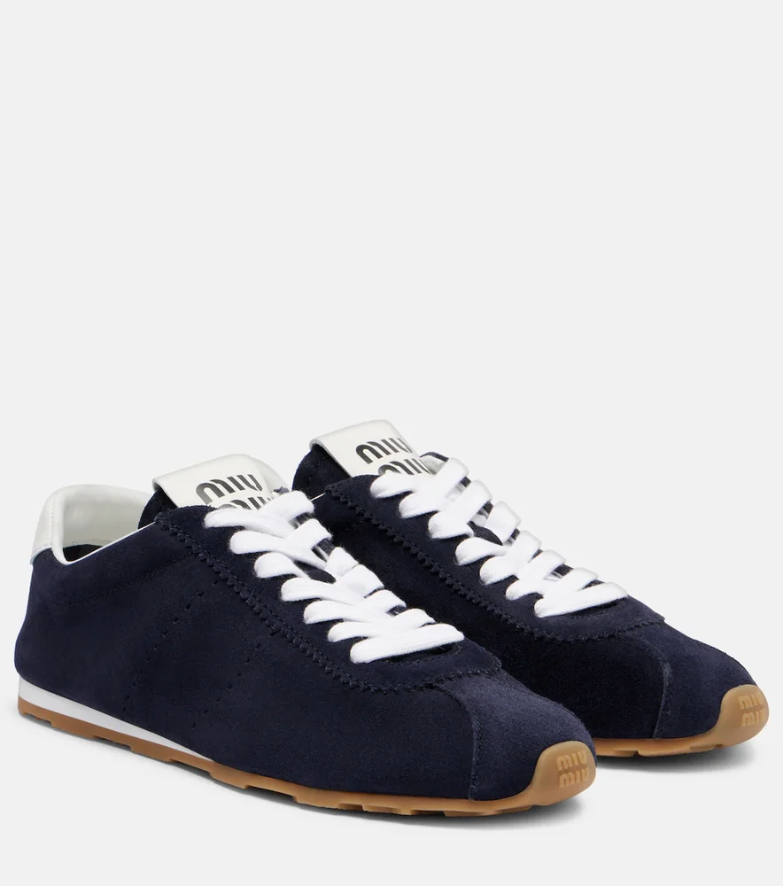 Plume suede sneakers