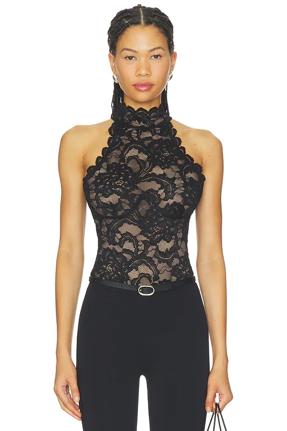 Delphine Lace Bodysuit