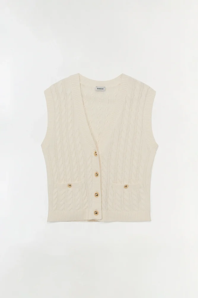Perrie Cashmere Vest