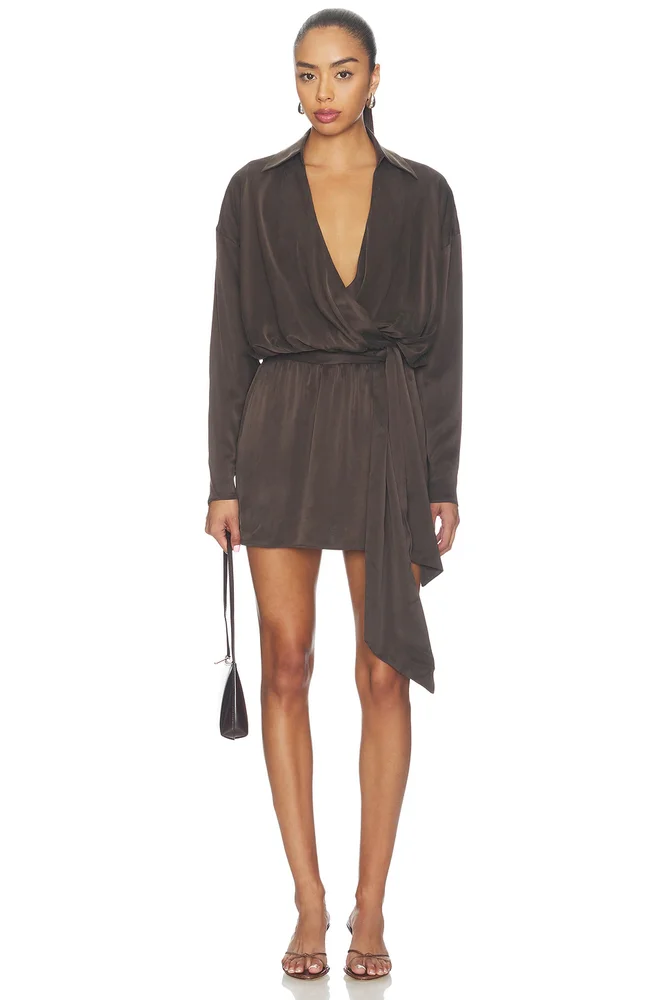 Gaia Silk Mini Dress