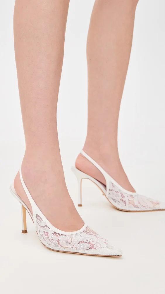 Noni Lace Slingbacks