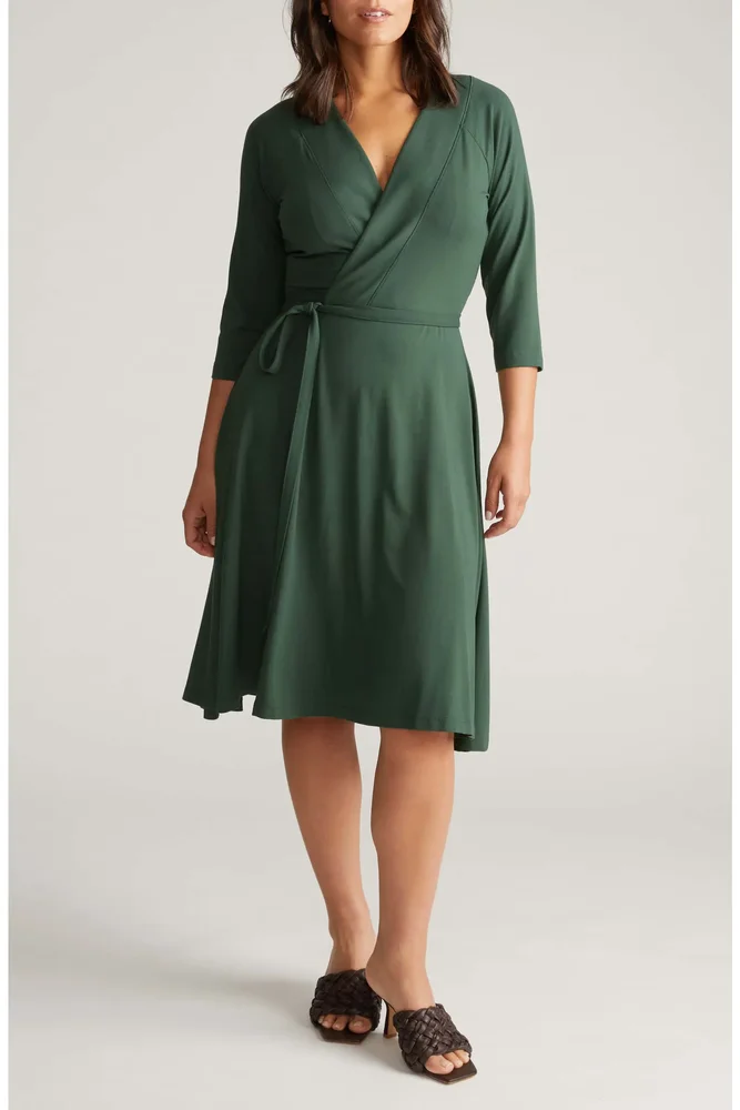 The Divine Jersey Wrap Dress